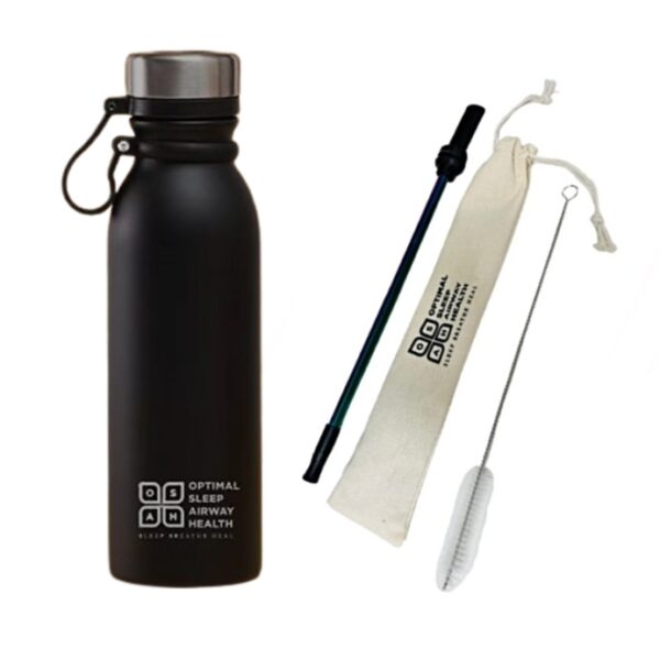 Steel Bottle Kit - REMplenish™ Myo Nozzle, Straw & OSAH Steel Bottle